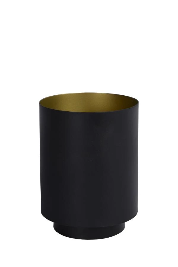 Lucide SUZY - Lampe de table - Ø 12 cm - 1xE14 - Noir - éteint